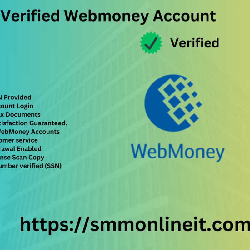 Buy Verified Webmoney Account